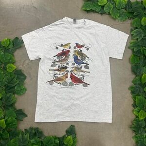 Songbird Pairs Canoe Graphic T-Shirt